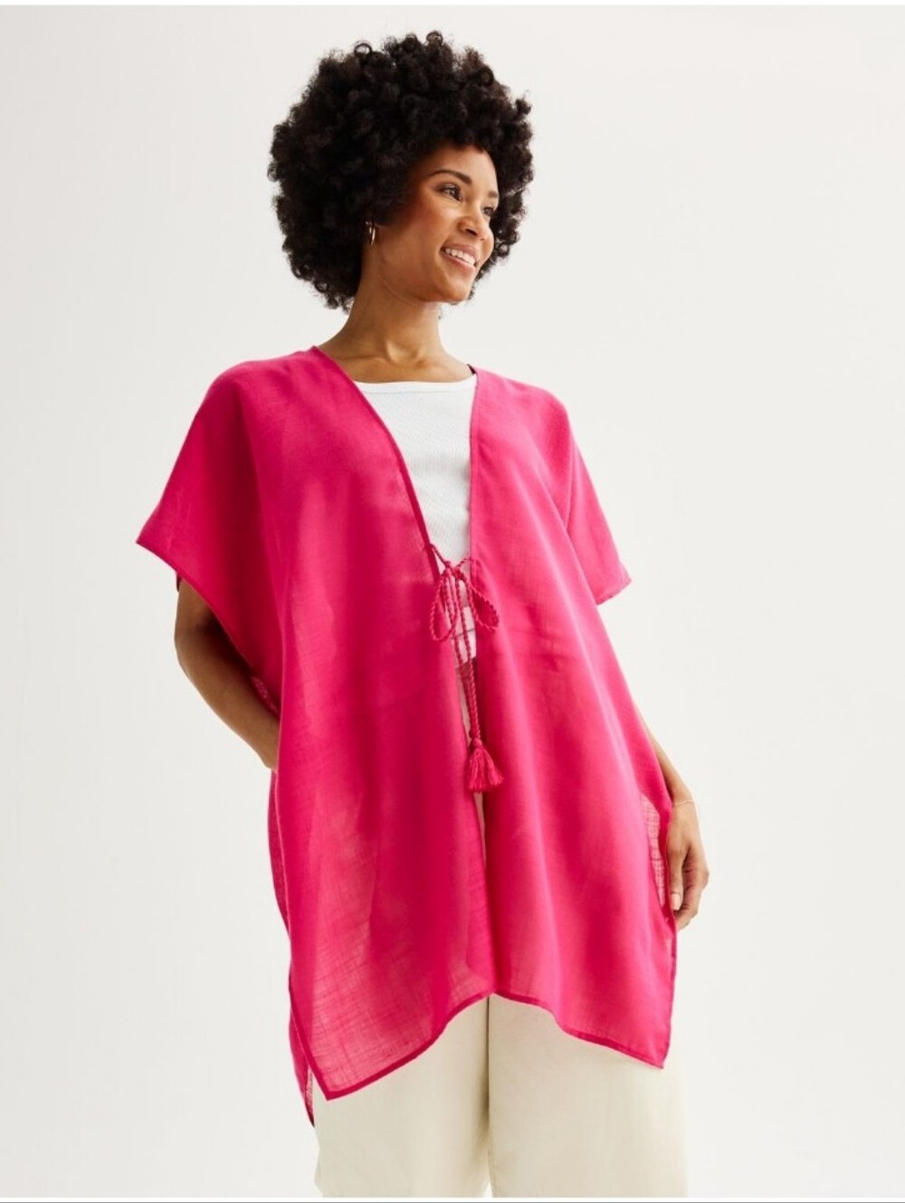 Women’s Sonoma Goods For Life Tie Front Long Ruana